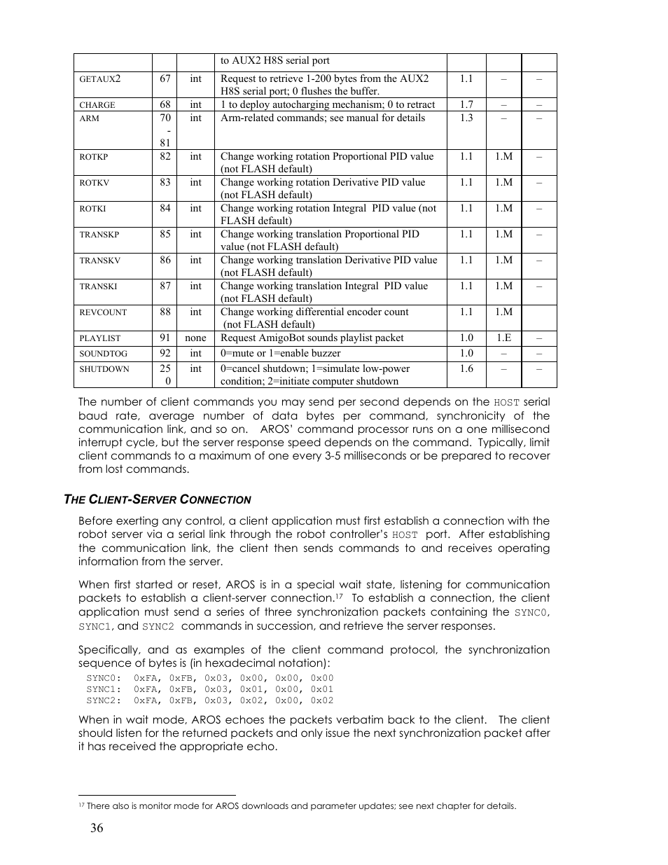 The client-server connection, Lient, Erver | Onnection | Pioneer 2TM User Manual | Page 42 / 85