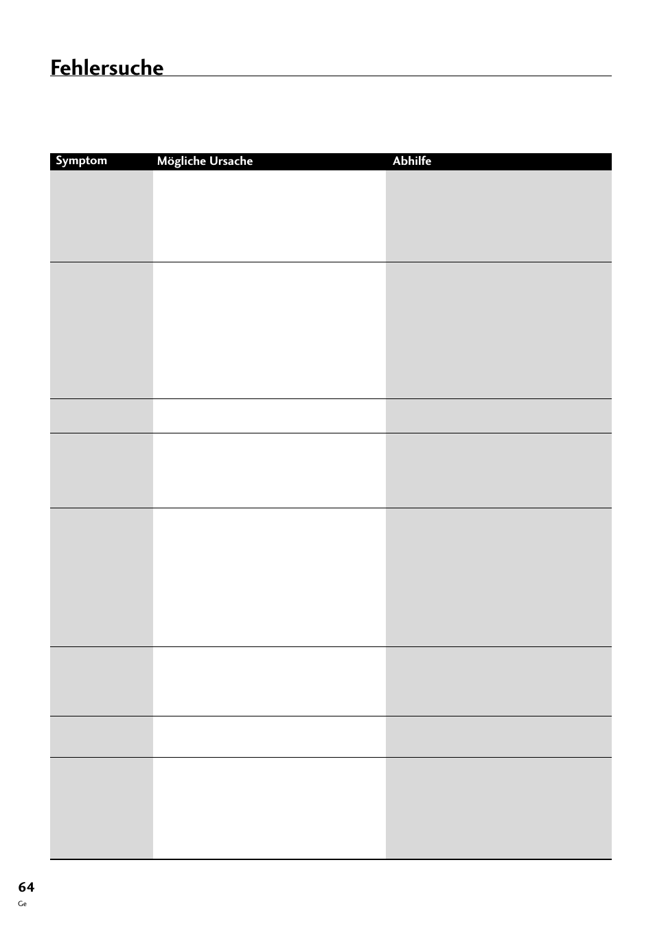Fehlersuche | Pioneer S-L8-LRW User Manual | Page 134 / 142