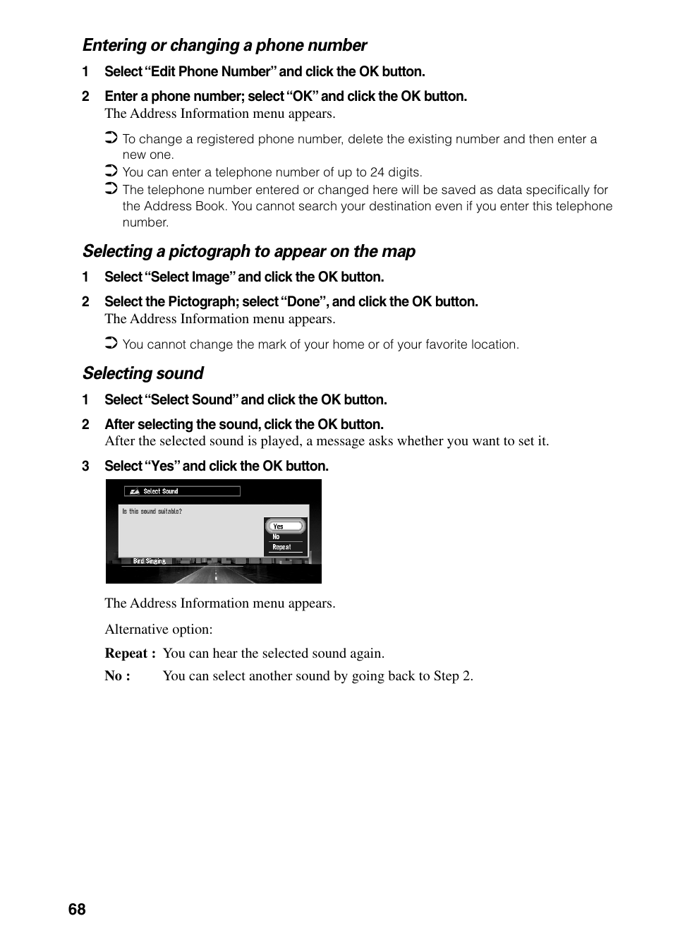 Pioneer DVD Navigation Unit AVIC-80DVD User Manual | Page 70 / 192