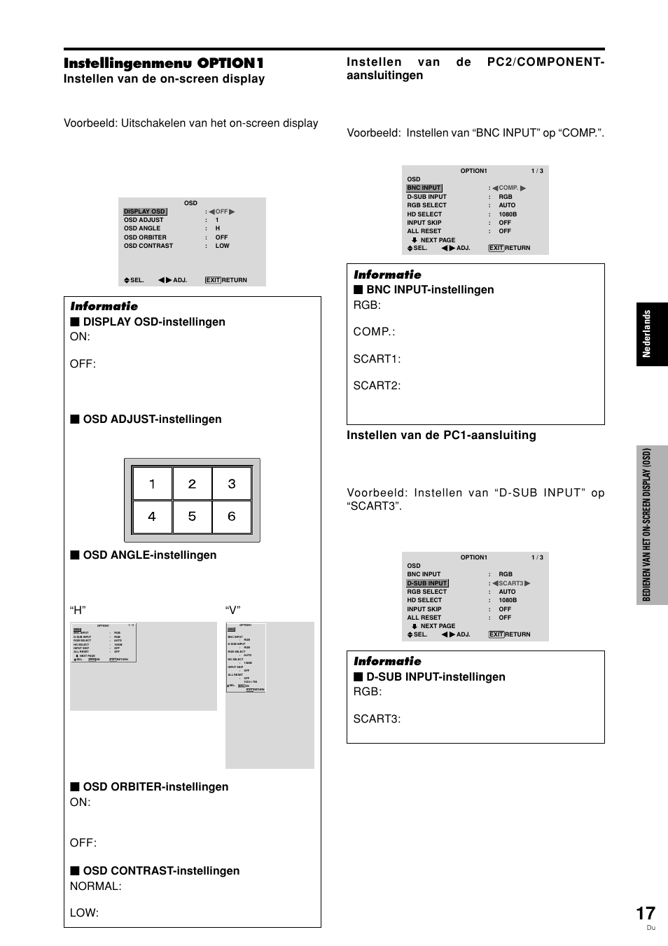 Instellingenmenu option1 | Pioneer PLASMA DISPLAY User Manual | Page 248 / 266