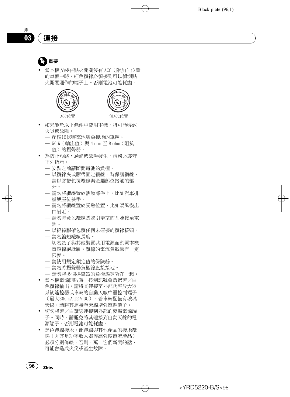 Yrd5220-b/s | Pioneer Super Tuner III D DEH-2150UB User Manual | Page 96 / 128