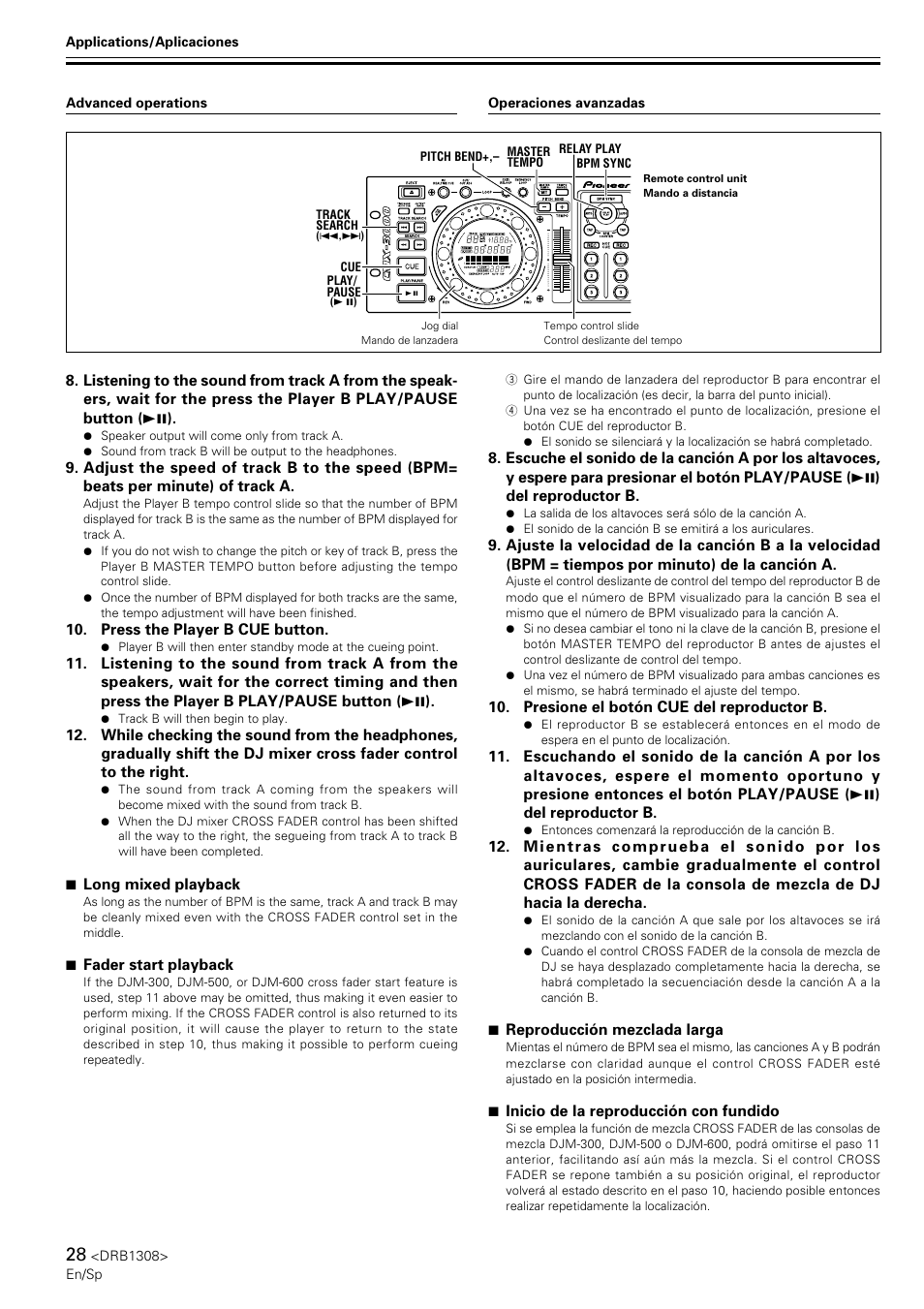 Pioneer CMX-3000 User Manual | Page 28 / 33