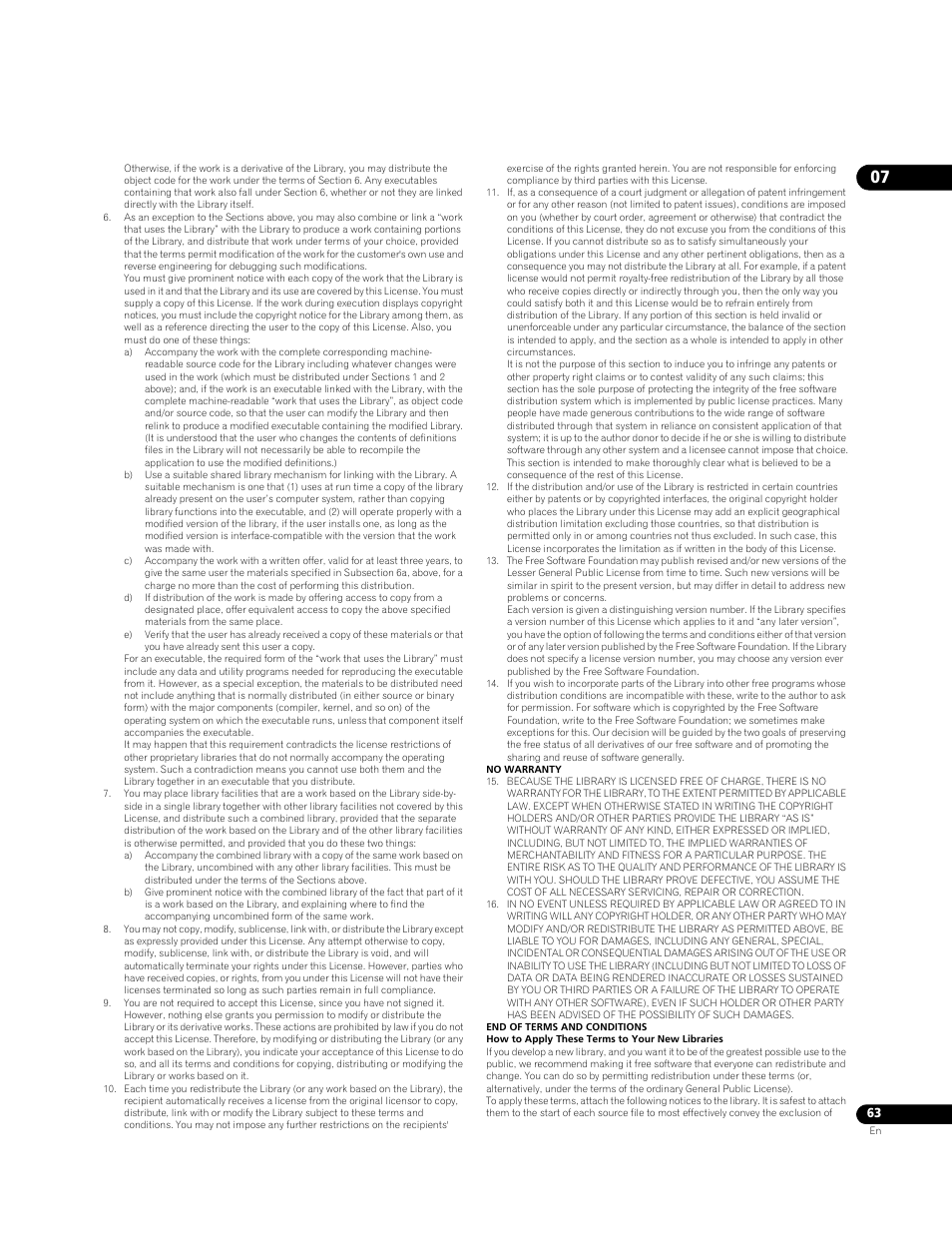 Pioneer BONUSVIEW BDP-09FD User Manual | Page 63 / 74