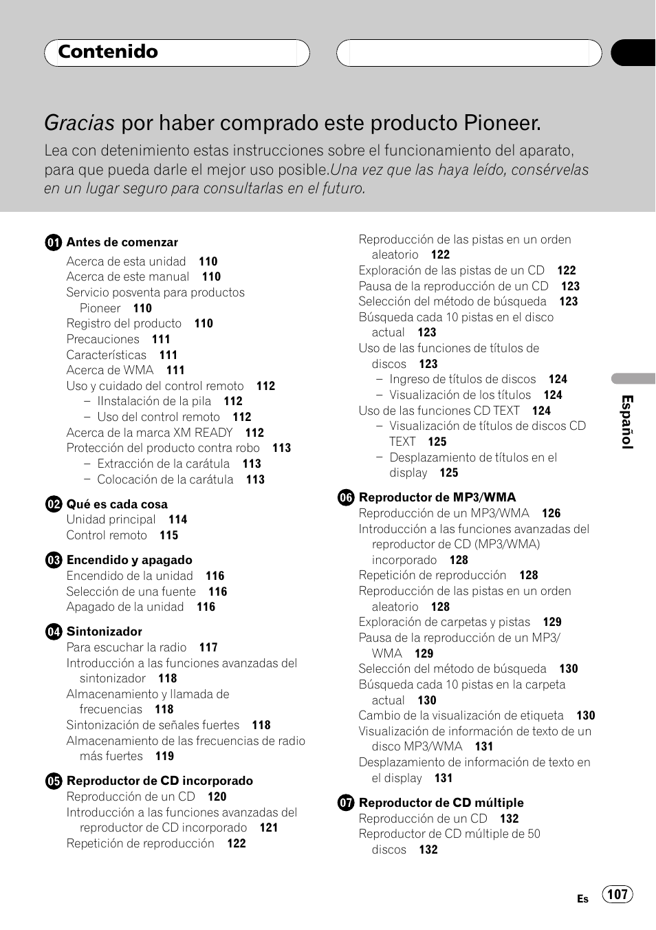 Pioneer DEH-P5500MP User Manual | Page 107 / 160