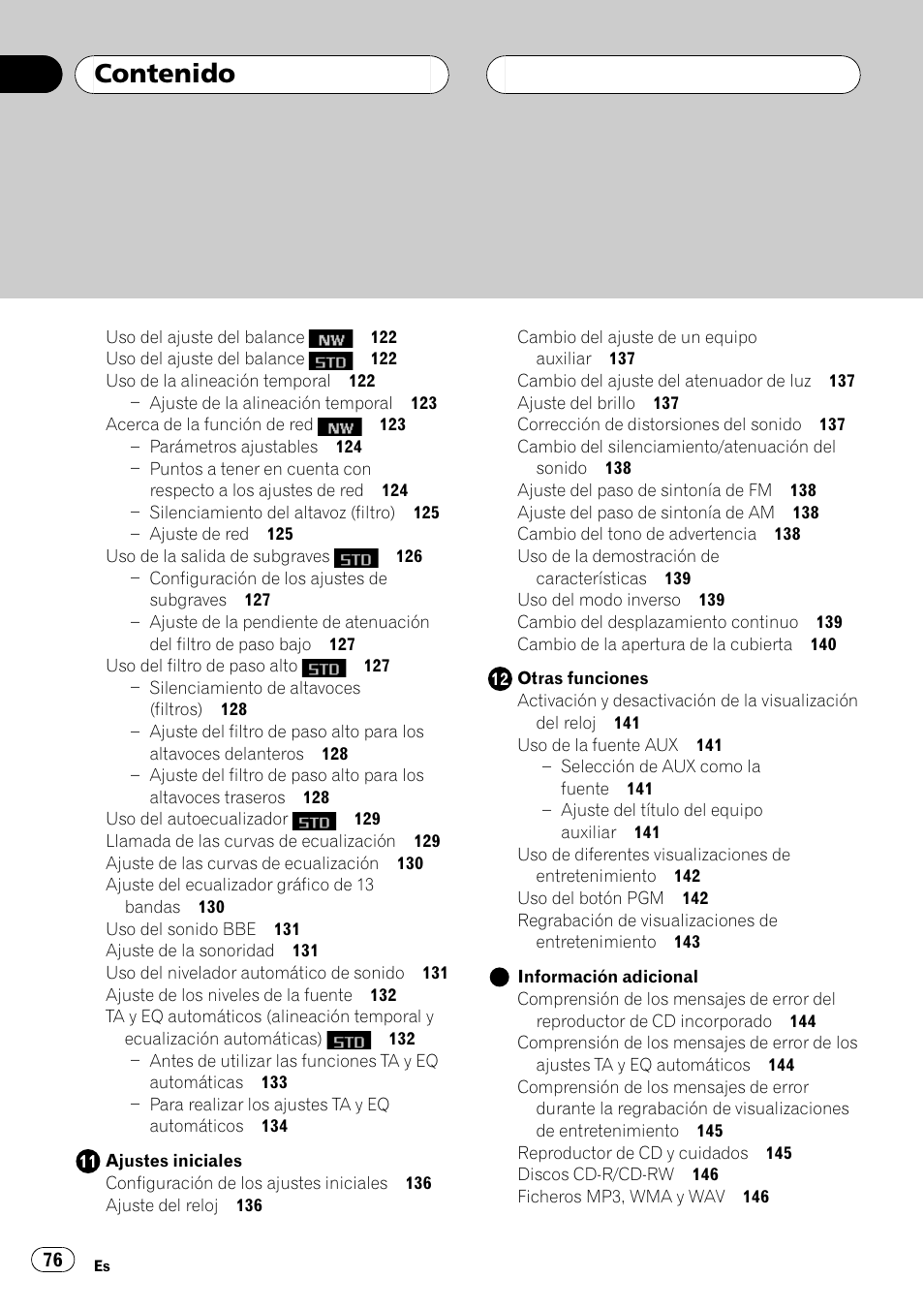 Pioneer SUPER TUNERIII DEH-P8650MP User Manual | Page 76 / 154