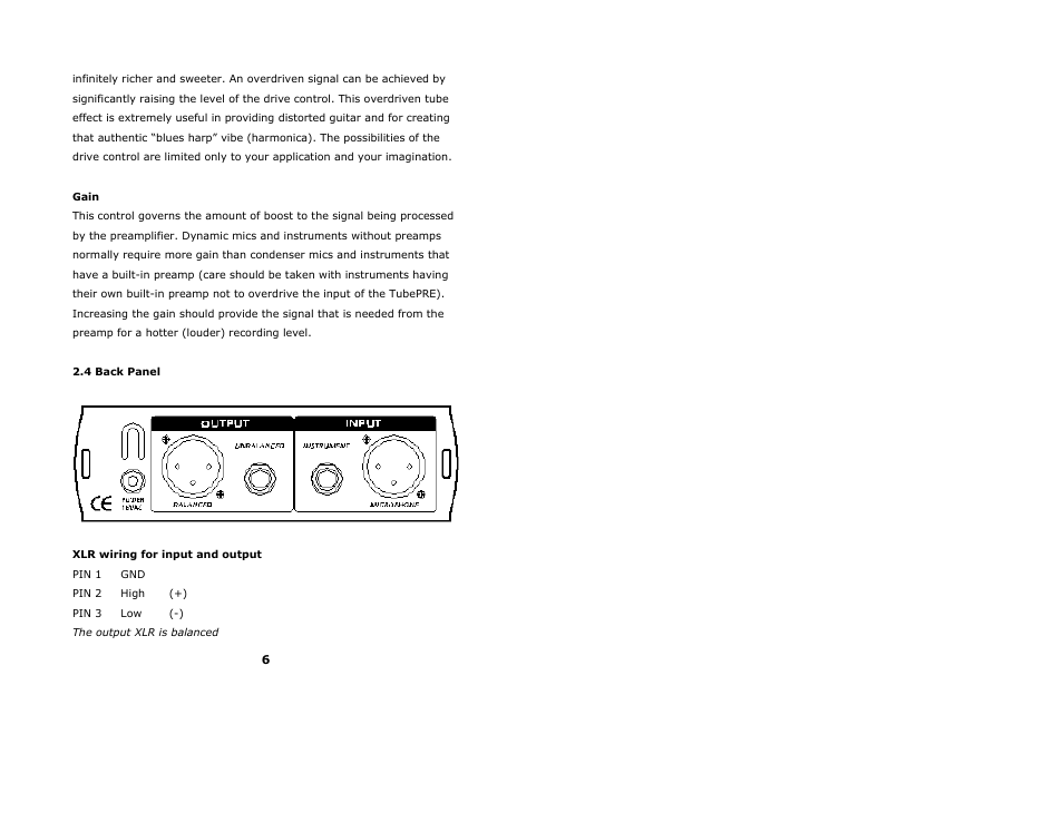 PreSonus TubePRE User Manual | Page 10 / 18