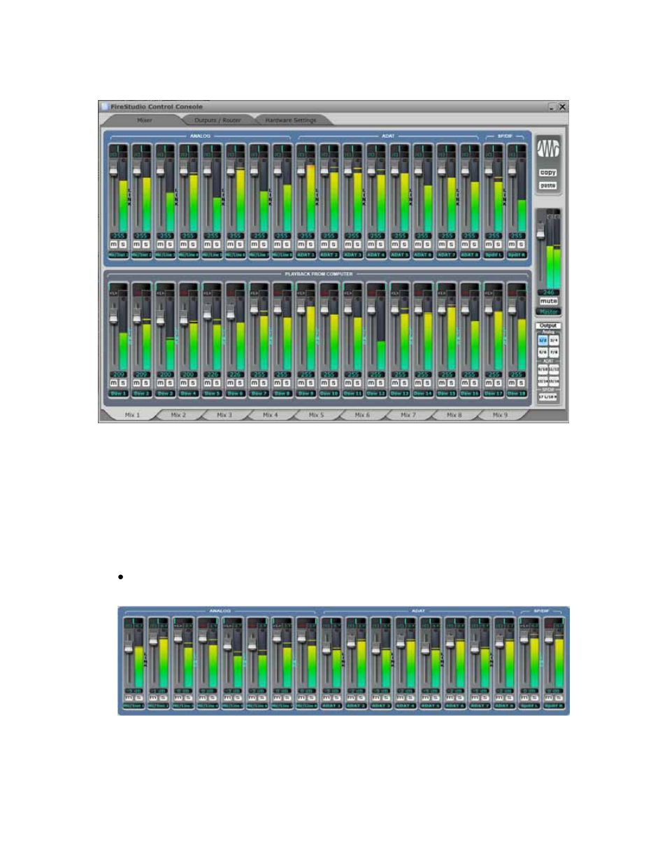 3 control console | Presonus Audio electronic 26x26 FireWire Recording System User Manual | Page 16 / 33