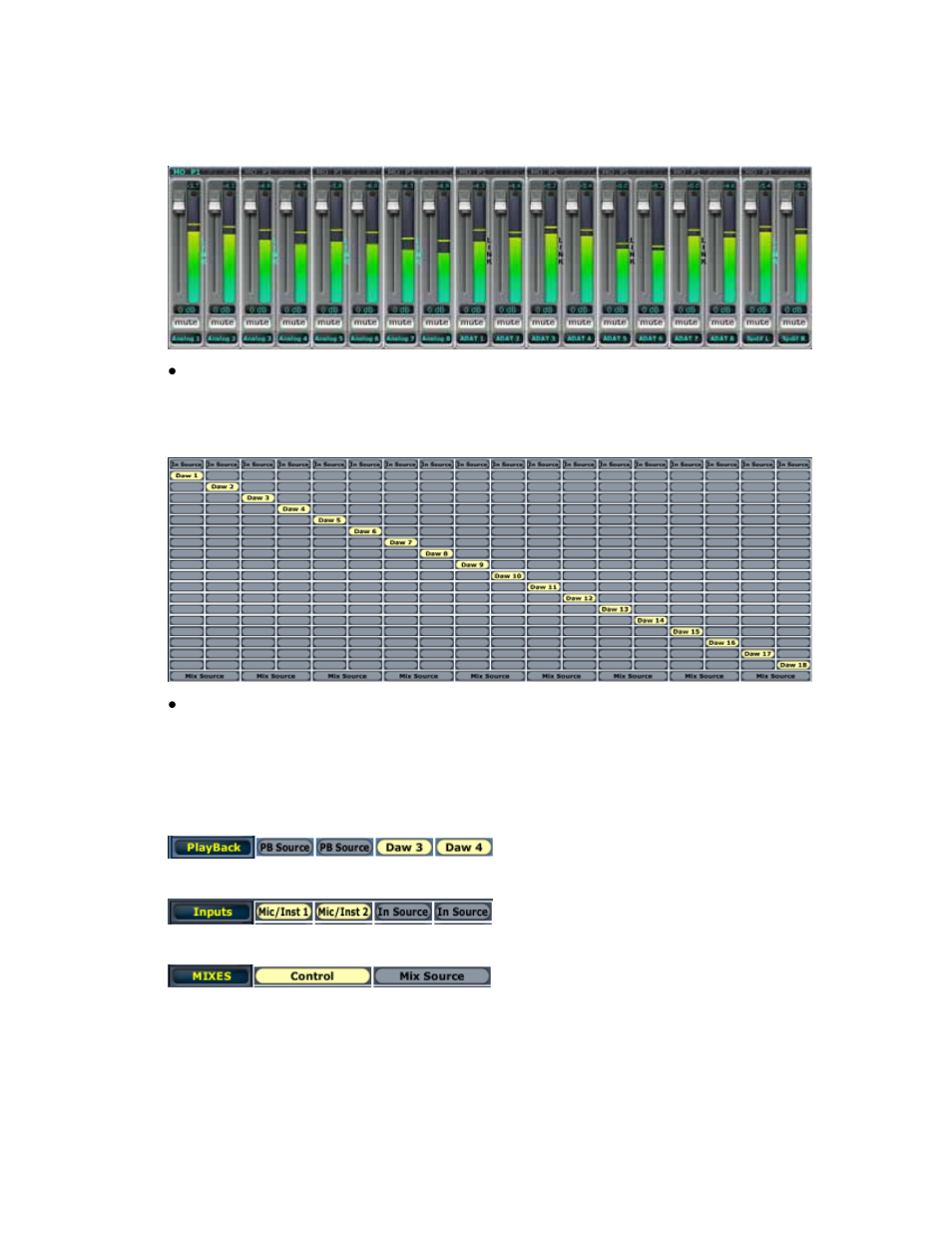 3 control console | Presonus Audio electronic 26x26 FireWire Recording System User Manual | Page 21 / 33
