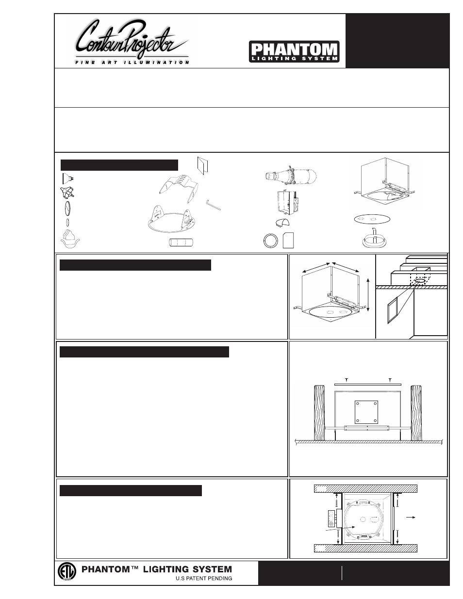 Phantom Tech Projector User Manual | 2 pages