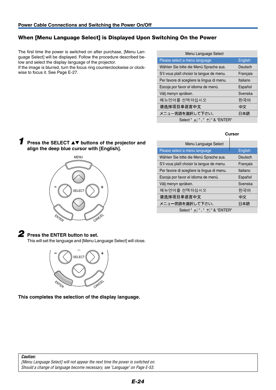 PLUS Vision Data Projector User Manual | Page 24 / 68