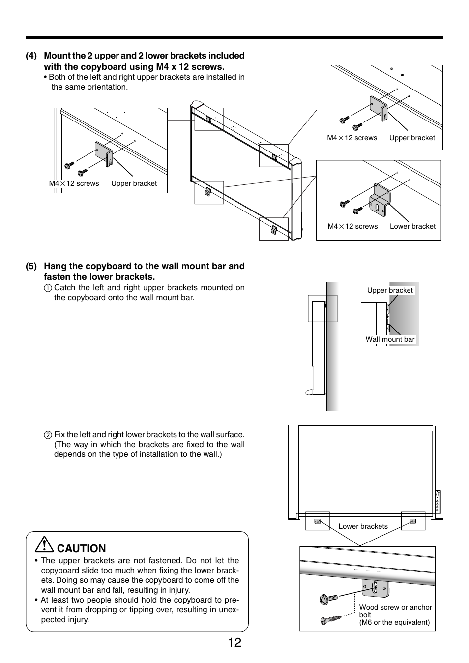 Caution | PLUS Vision M-5 User Manual | Page 12 / 45