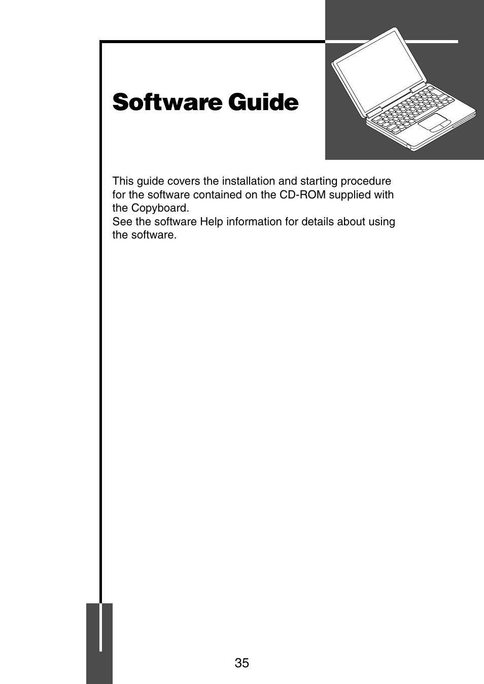 Software guide | PLUS Vision M-5 User Manual | Page 35 / 45