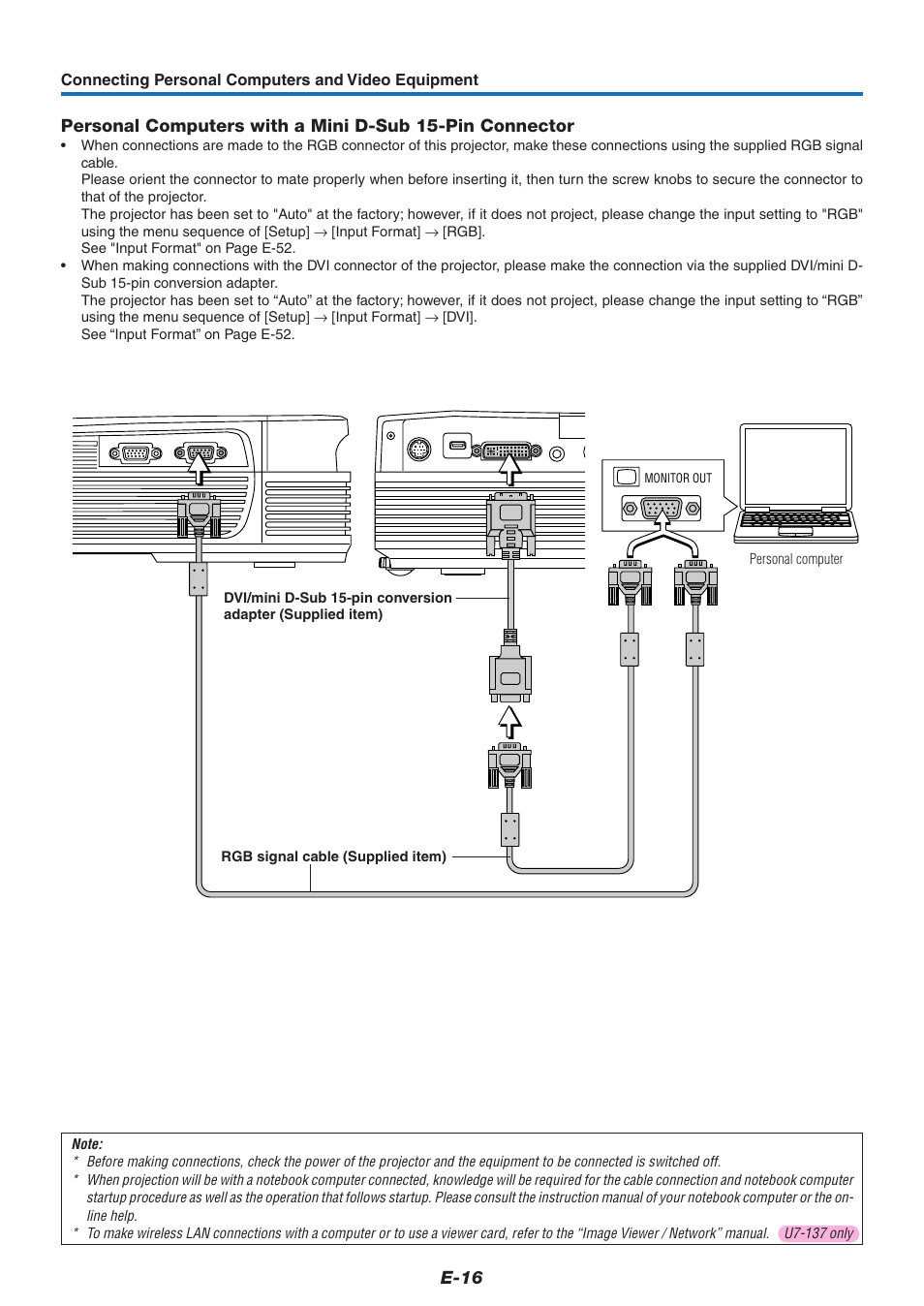 PLUS Vision U7-132/U7-137 User Manual | Page 16 / 67