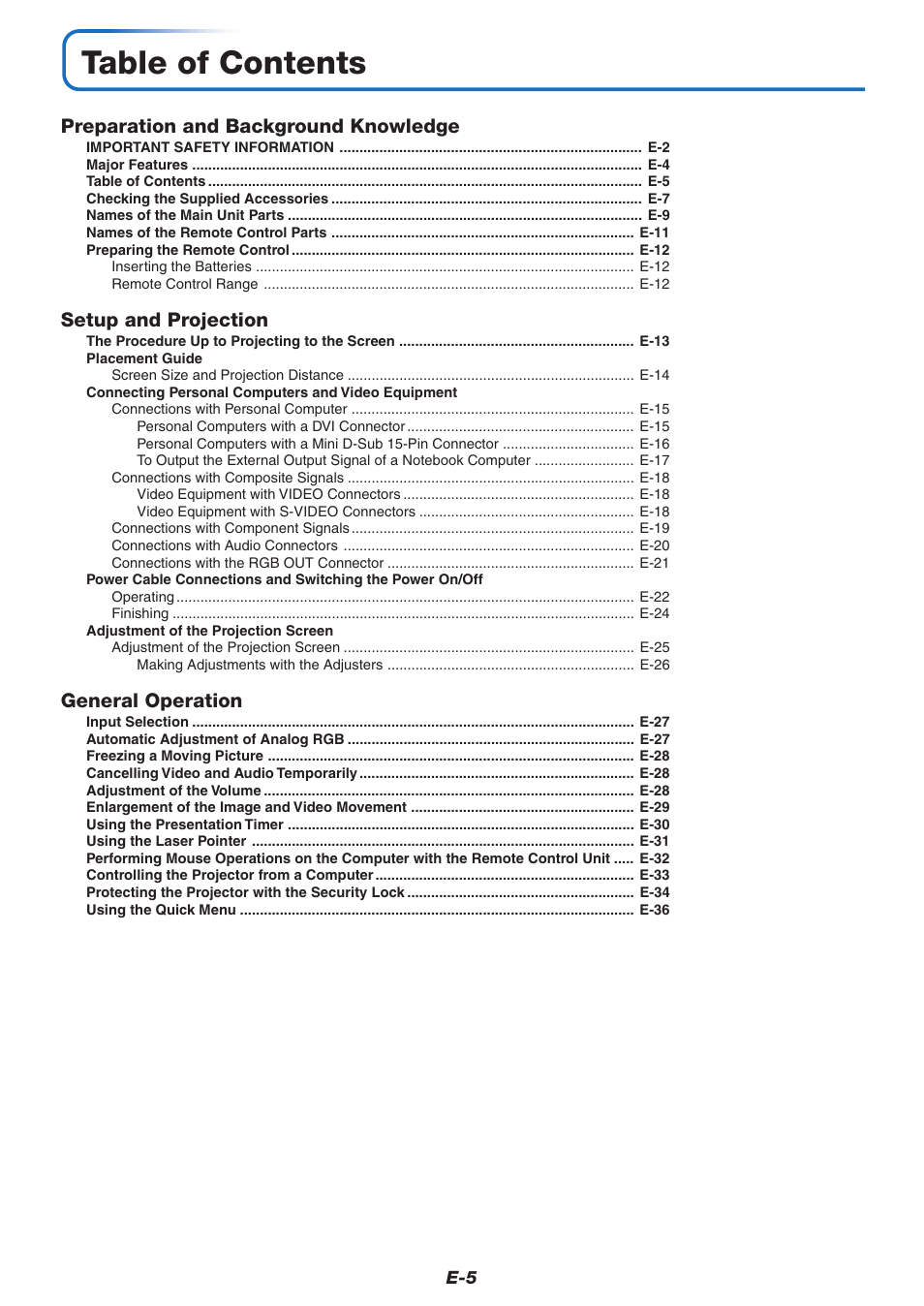 PLUS Vision U7-132/U7-137 User Manual | Page 5 / 67
