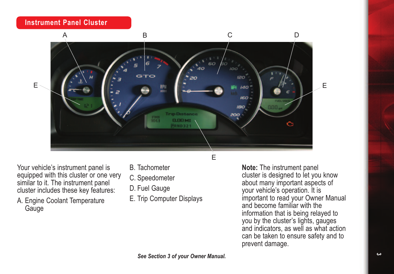 Pontiac 2006 Gto User Manual | Page 3 / 16