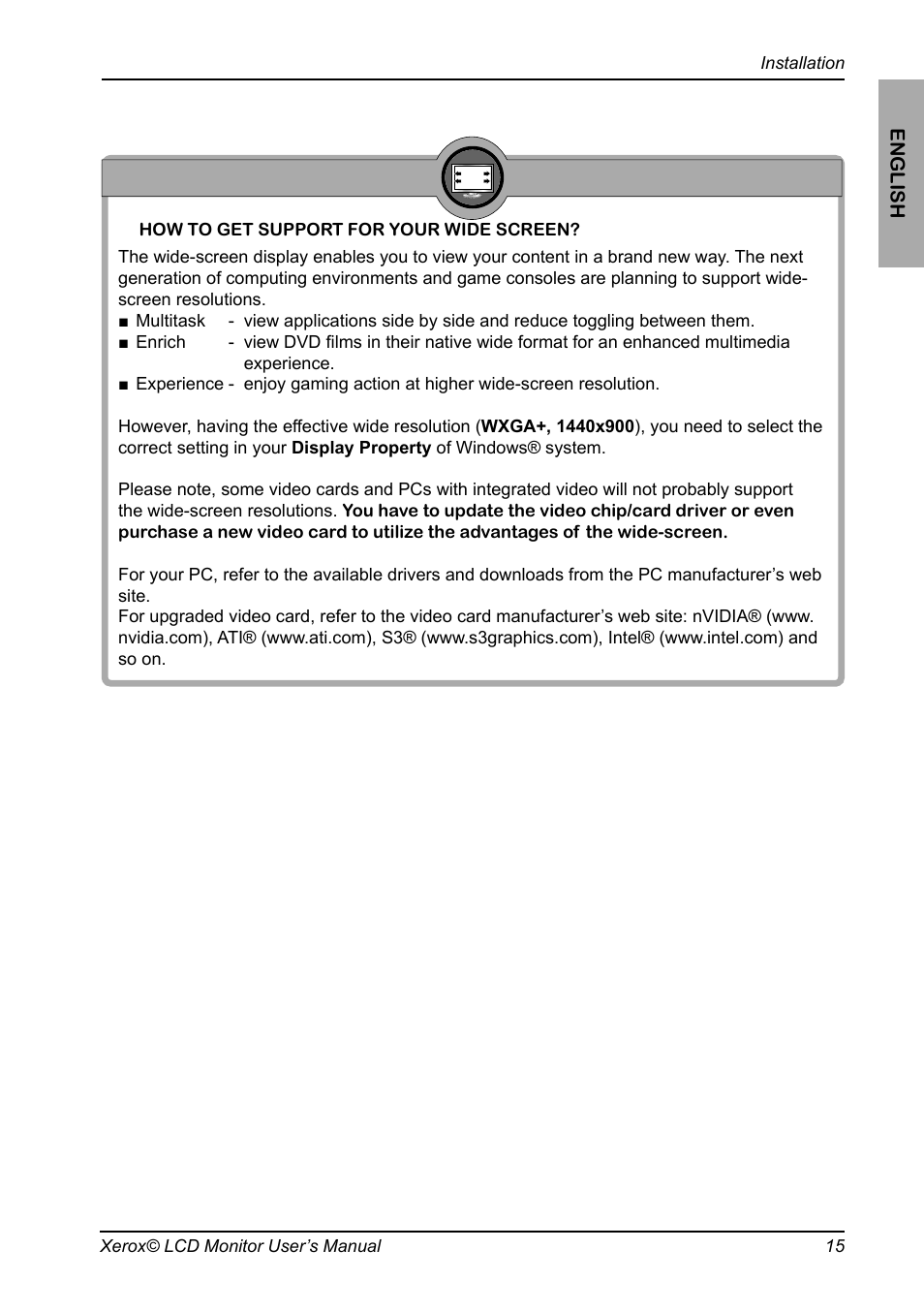 Proview XM7-19w User Manual | Page 16 / 35