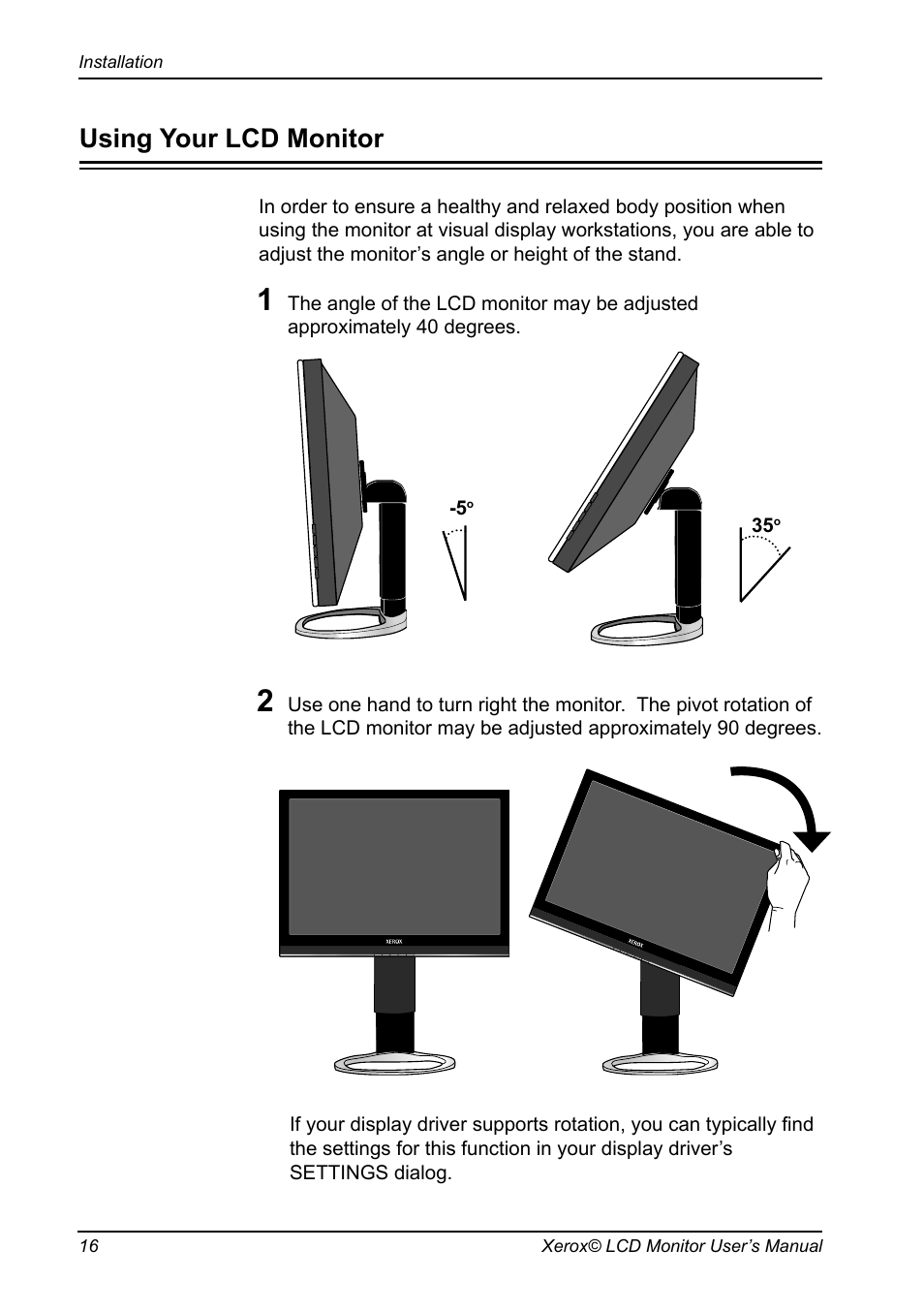 Using your lcd monitor | Proview XM7-19w User Manual | Page 17 / 35