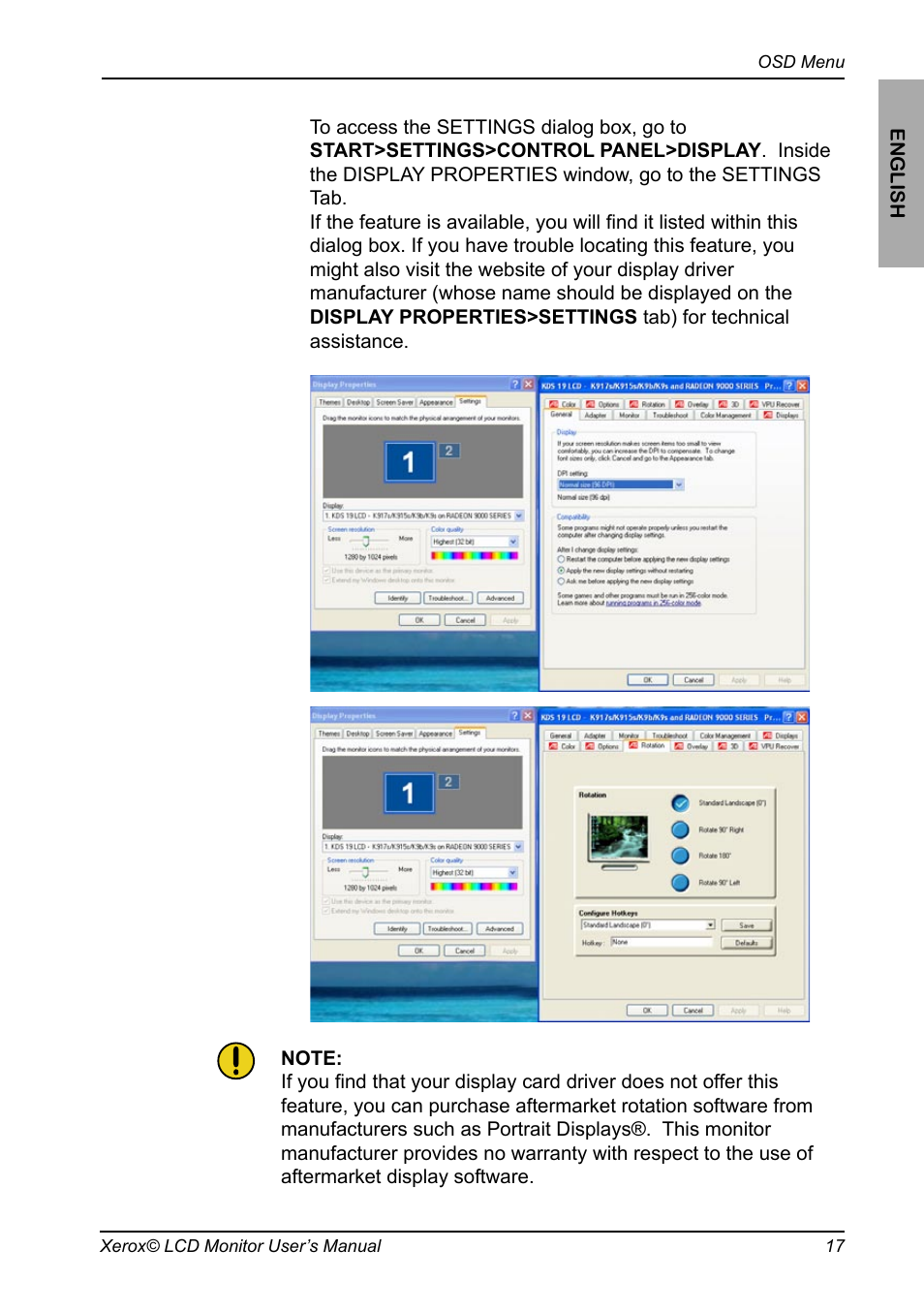 Proview XM7-19w User Manual | Page 18 / 35