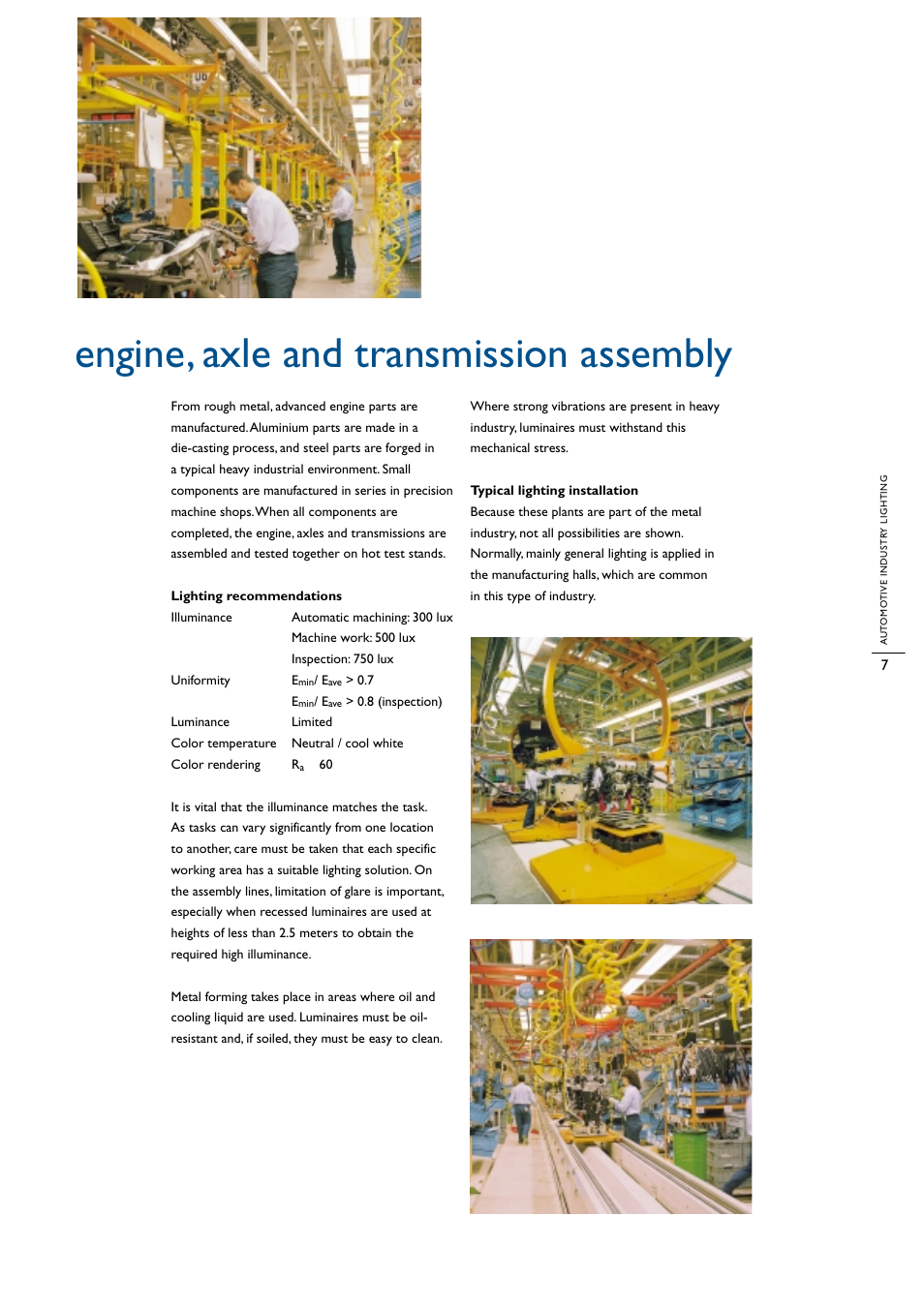 Engine, axle and transmission assembly | Philips Lighting HQ6640 User Manual | Page 9 / 16
