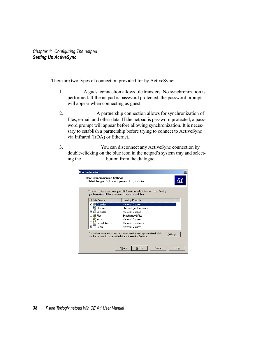 1 partnerships | Psion Teklogix netpad Win CE 4.1 User Manual | Page 58 / 132