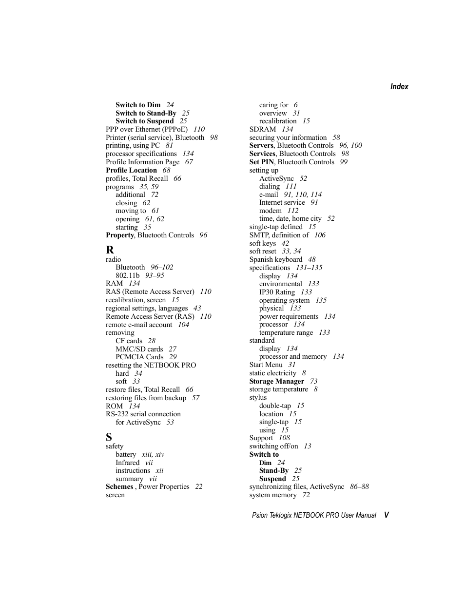 Psion Teklogix Netbook Pro none User Manual | Page 171 / 172