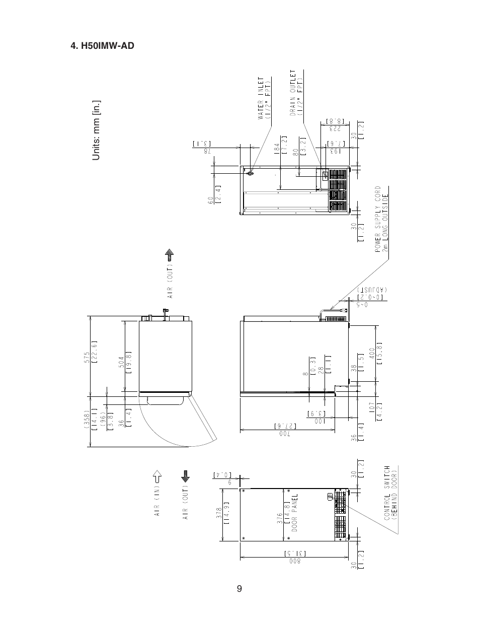 H50imw-ad | Perlick SELF CONTAINED H50IMS-ADR User Manual | Page 9 / 31