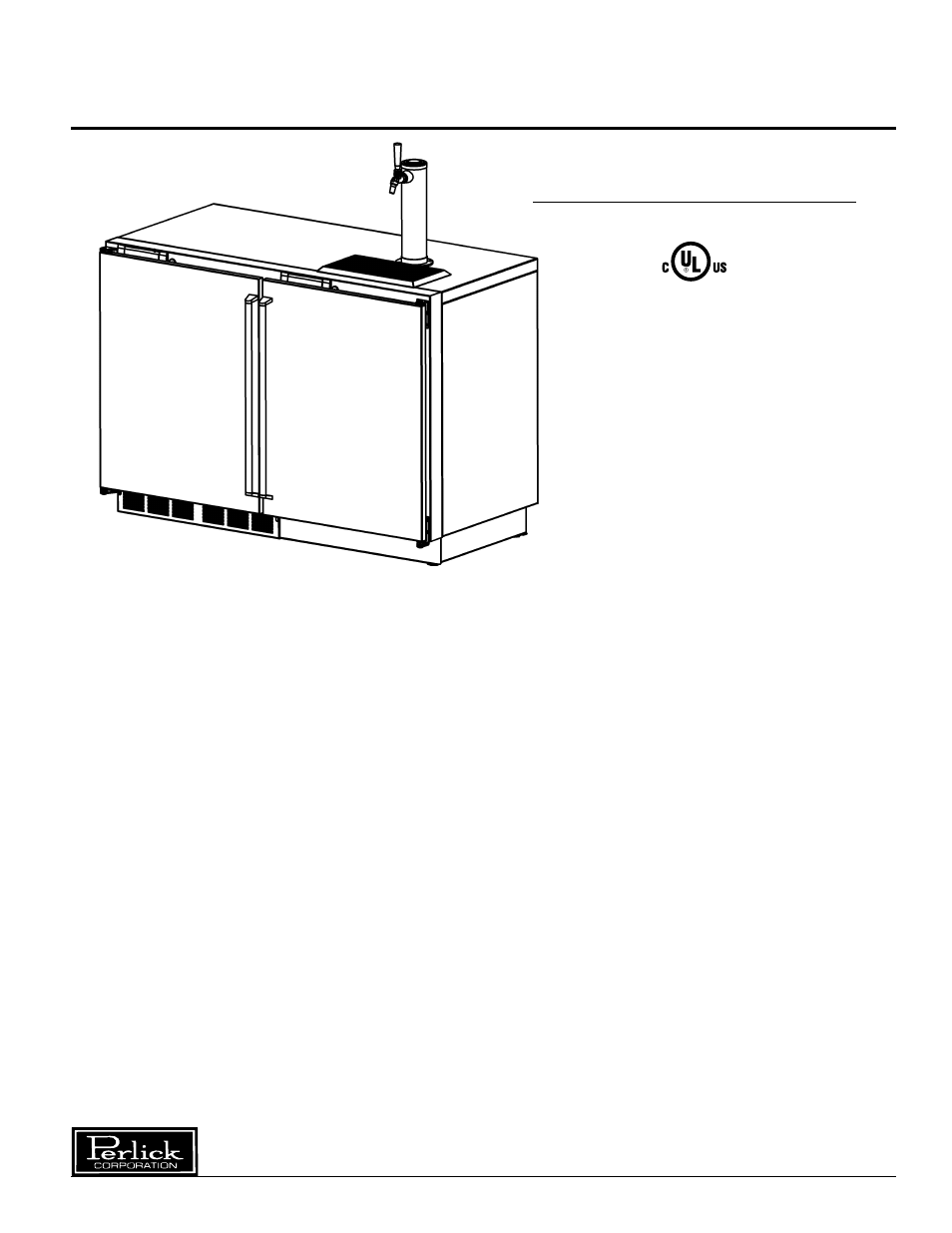 Perlick H Series User Manual | 14 pages