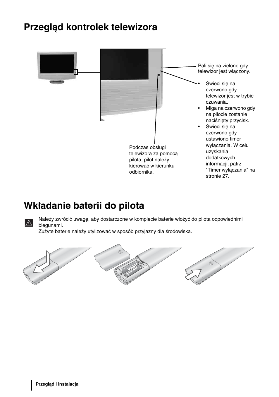 Przegląd i instalacja | Sony KLV-27HR3 User Manual | Page 77 / 134