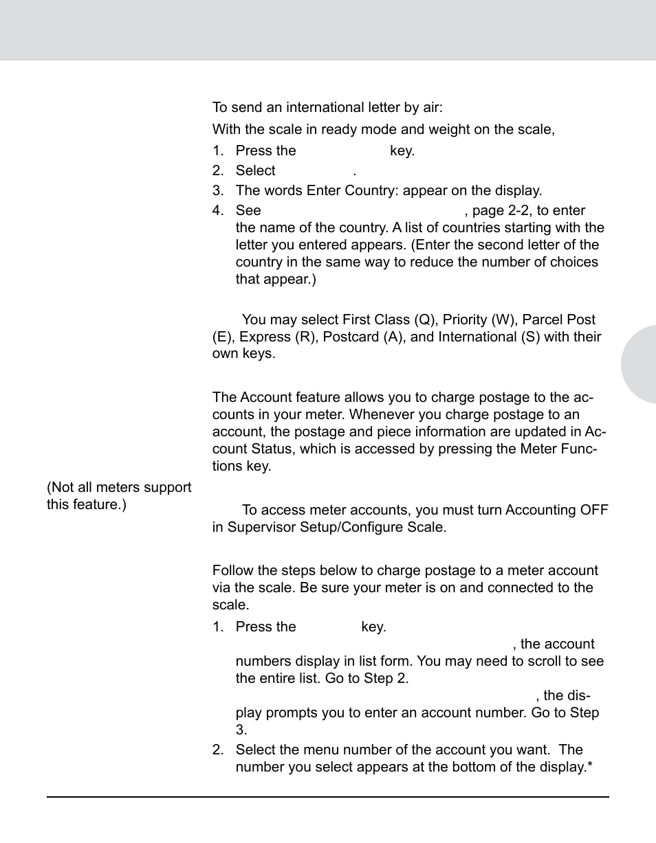 International, Integra, Model 9k0u scale operator guide | Calculating usps, Postage | Pitney Bowes 9K0U User Manual | Page 23 / 52