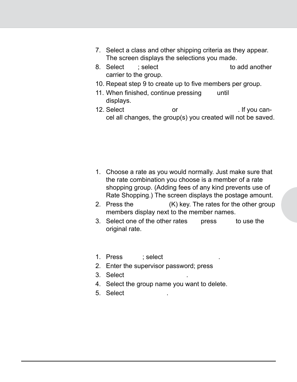 Integra, Model 9k0u scale operator guide, Shopping for the best usps | Rates | Pitney Bowes 9K0U User Manual | Page 29 / 52