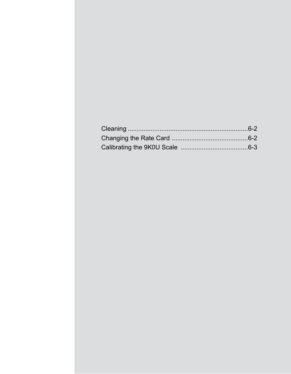 6 - maintaining the integra™ model 9k0u scale, Integra, Model 9k0u scale operator guide | Chapter 6 maintaining the integra, Model 9k0u scale | Pitney Bowes 9K0U User Manual | Page 39 / 52
