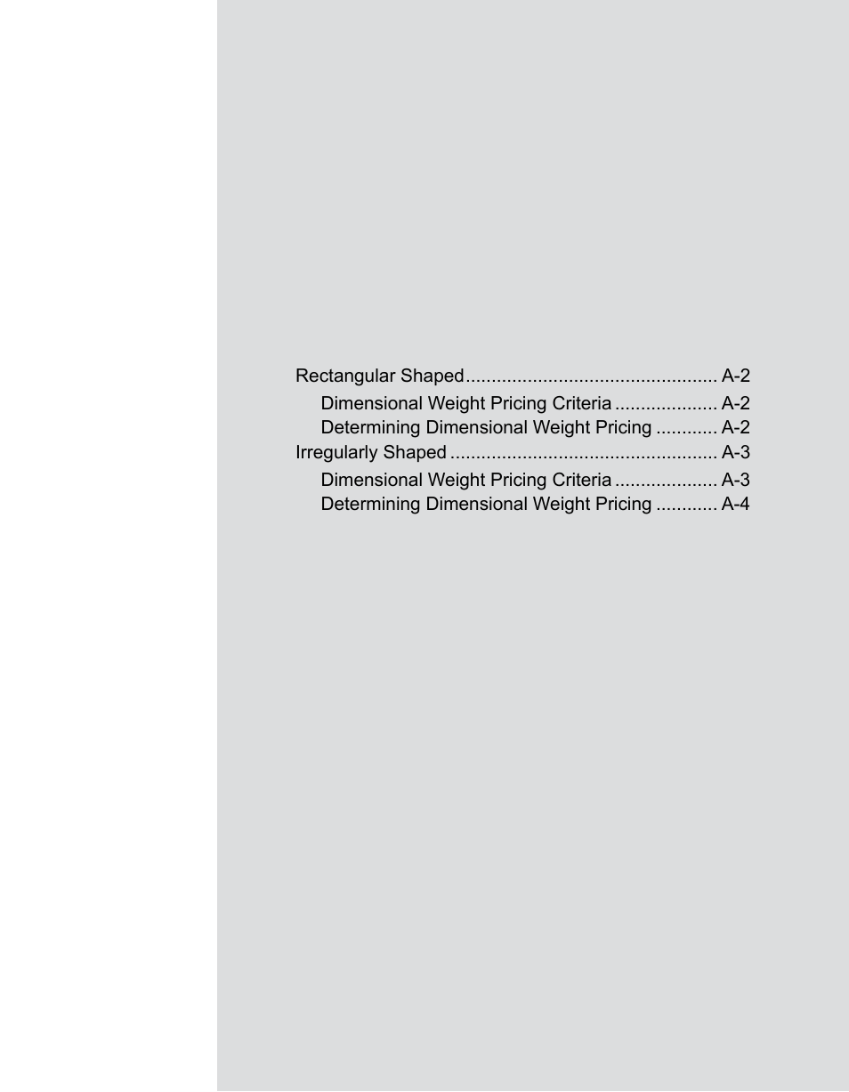 A - dimensional weight pricing, Integra, Model 9k0u scale operator guide | Appendix a dimensional weight pricing | Pitney Bowes 9K0U User Manual | Page 43 / 52