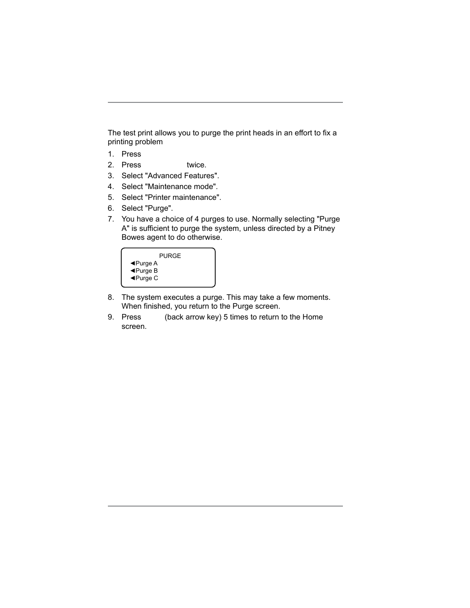 10 • maintenance | Pitney Bowes SV62214 User Manual | Page 133 / 160