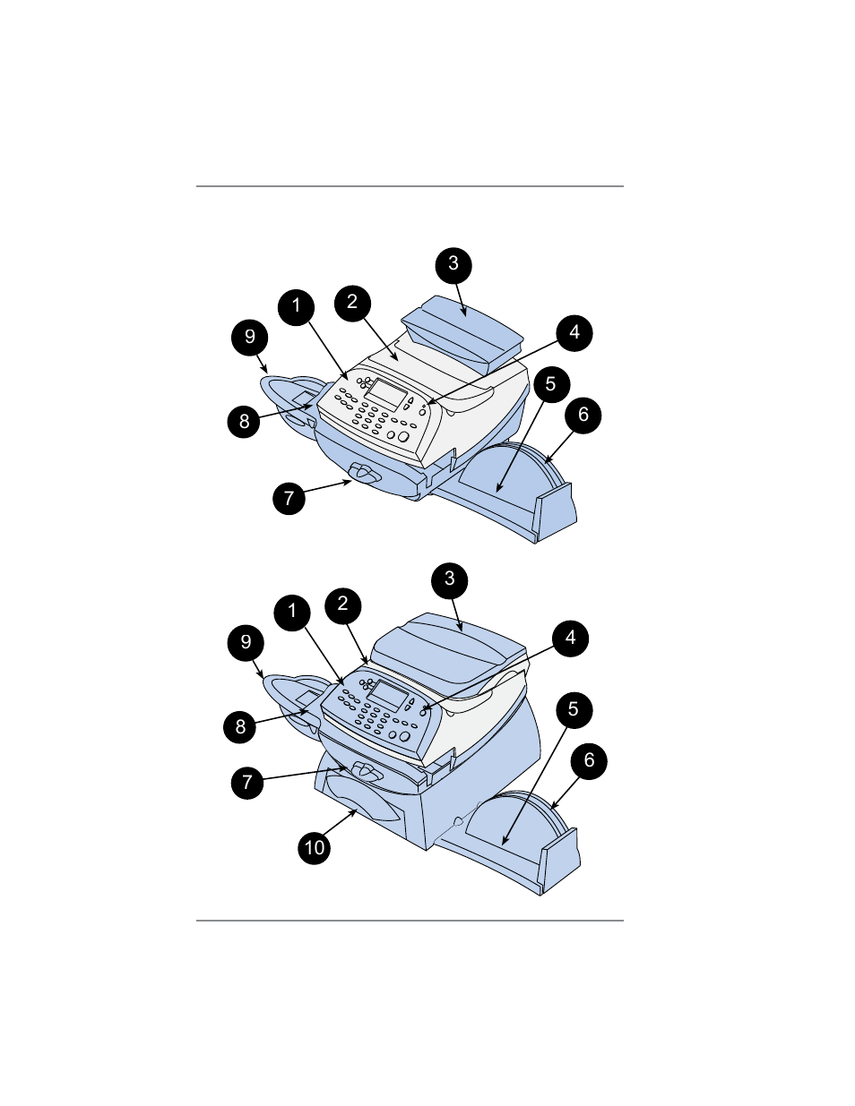 Parts of the machine | Pitney Bowes SV62214 User Manual | Page 25 / 160