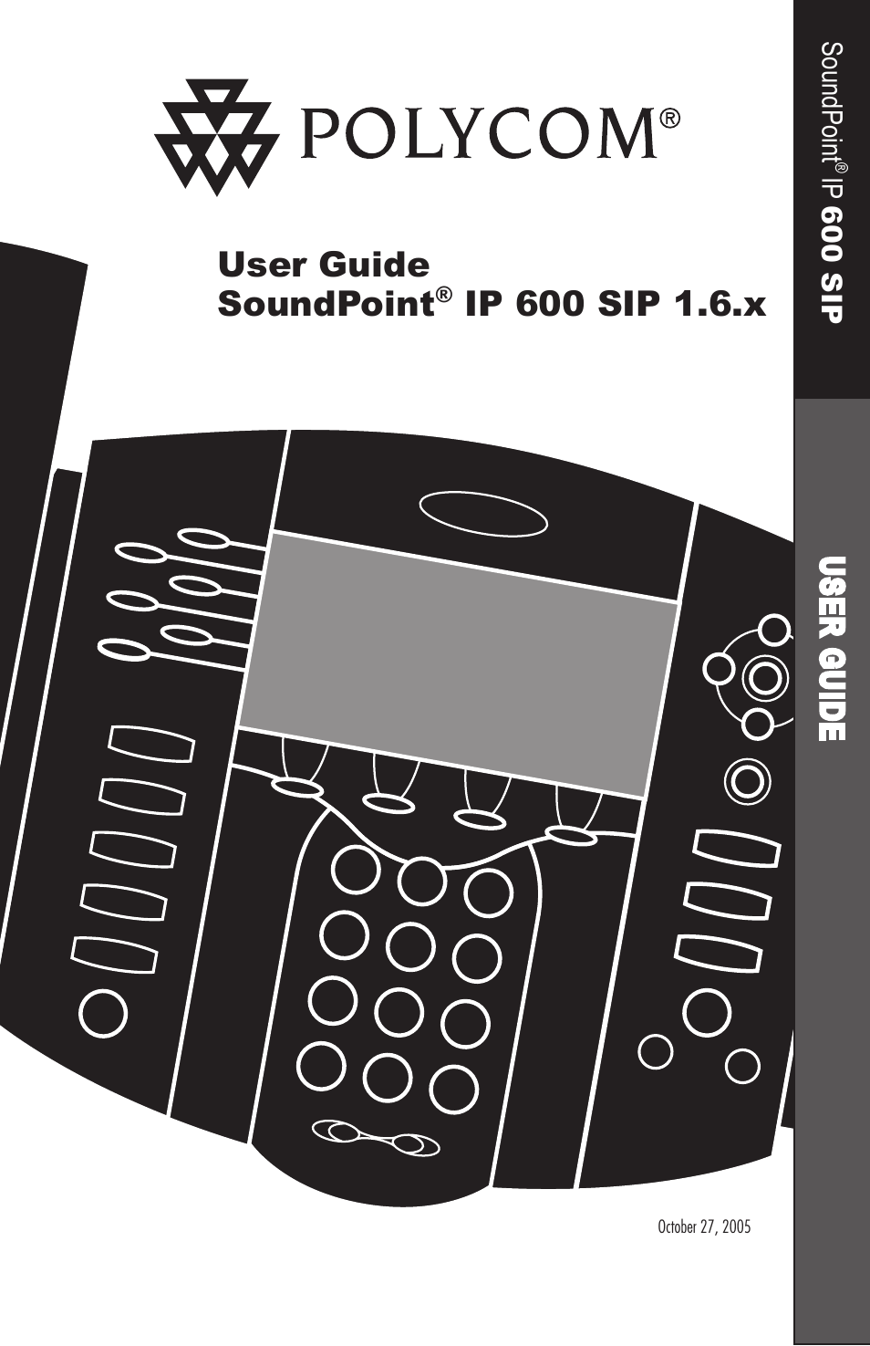 Polycom SOUNDPOINT IP 600 SIP 1.6.X User Manual | 29 pages