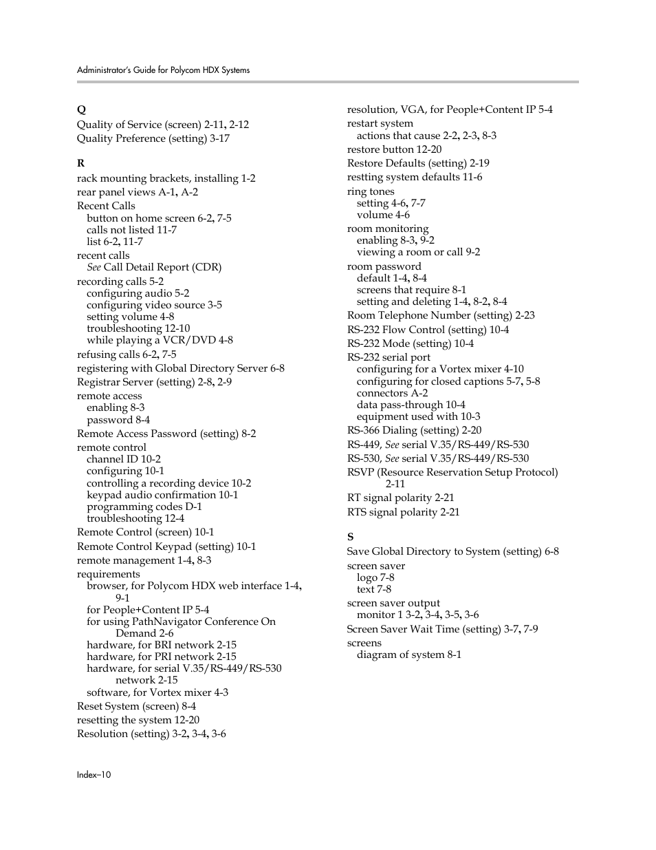 Polycom 1 User Manual | Page 190 / 194
