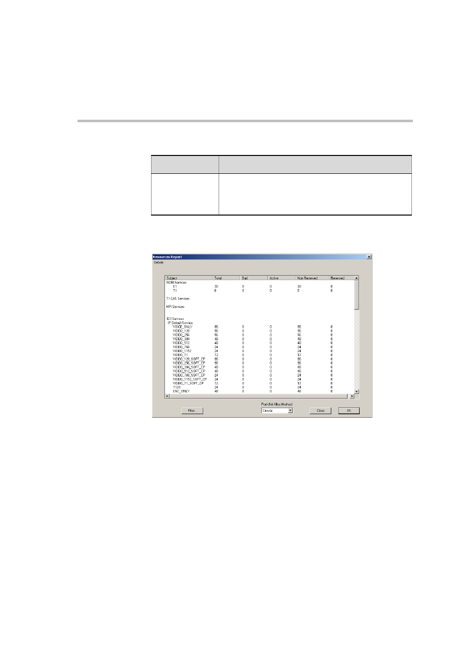 Resources report - network resources, Resources report - network resources -3 | Polycom DOC2230A User Manual | Page 133 / 144