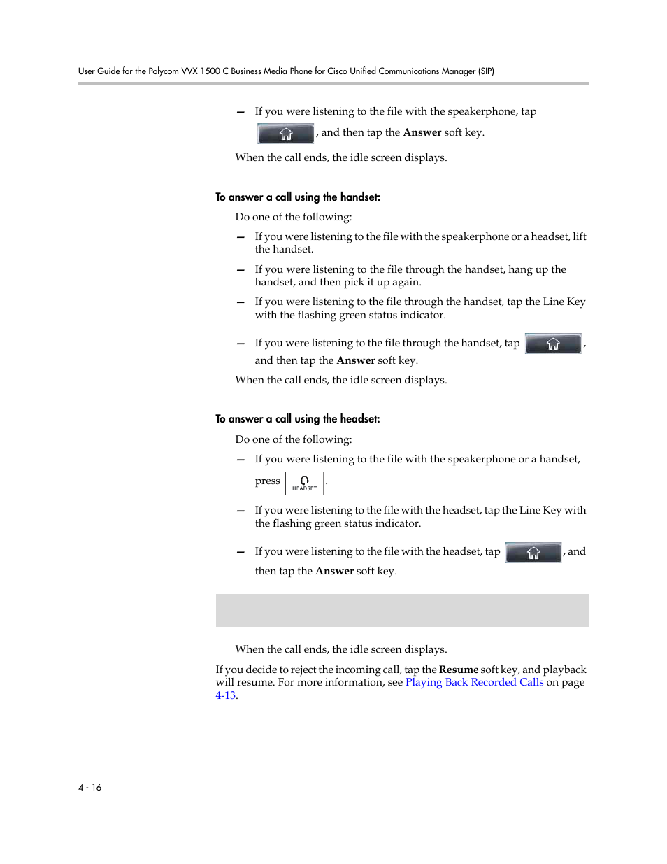 Polycom VVX 1500 C Business Media Phone for Cisco Unified Communications Manager (SIP) User Manual | Page 168 / 192
