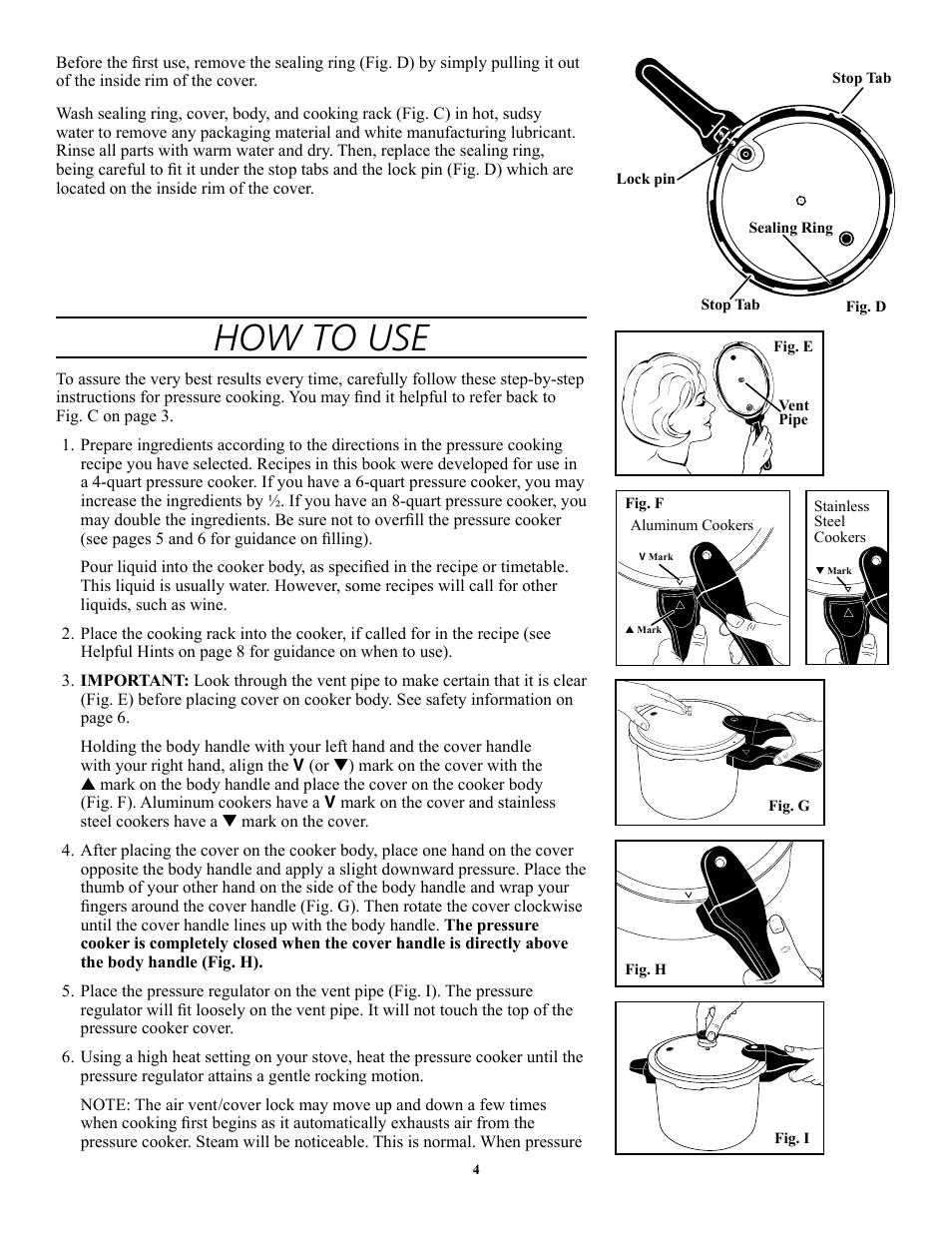 How to use | Presto 1362 User Manual | Page 4 / 38