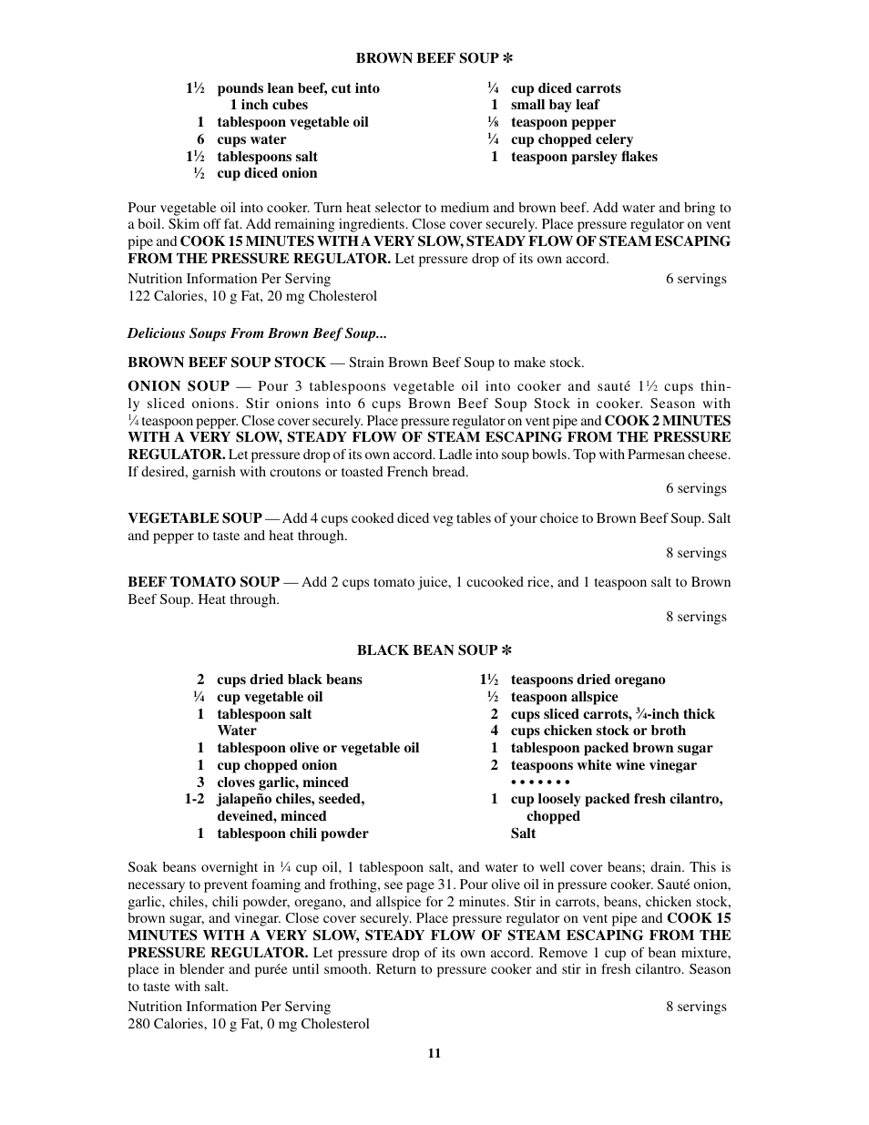 Presto 8-Quart Stainless Steel Pressure Cooker User Manual | Page 11 / 43