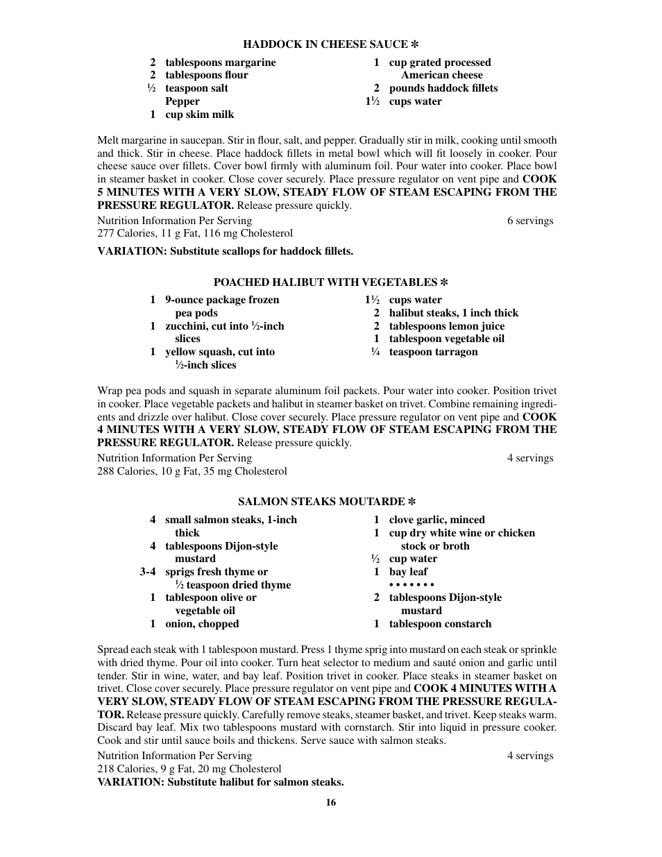 Presto 8-Quart Stainless Steel Pressure Cooker User Manual | Page 16 / 43