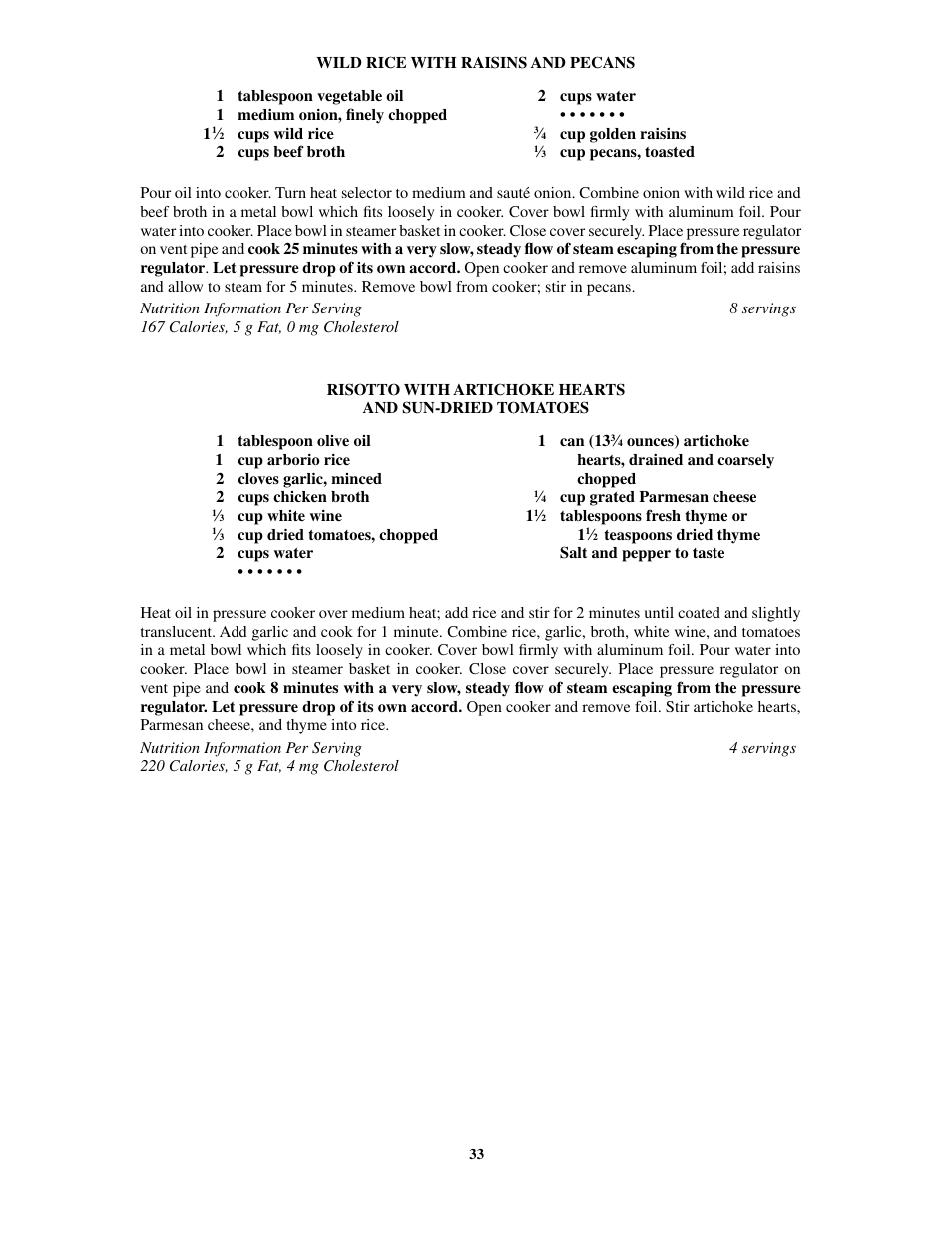 Presto 8-Quart Stainless Steel Pressure Cooker and Canner User Manual | Page 33 / 38
