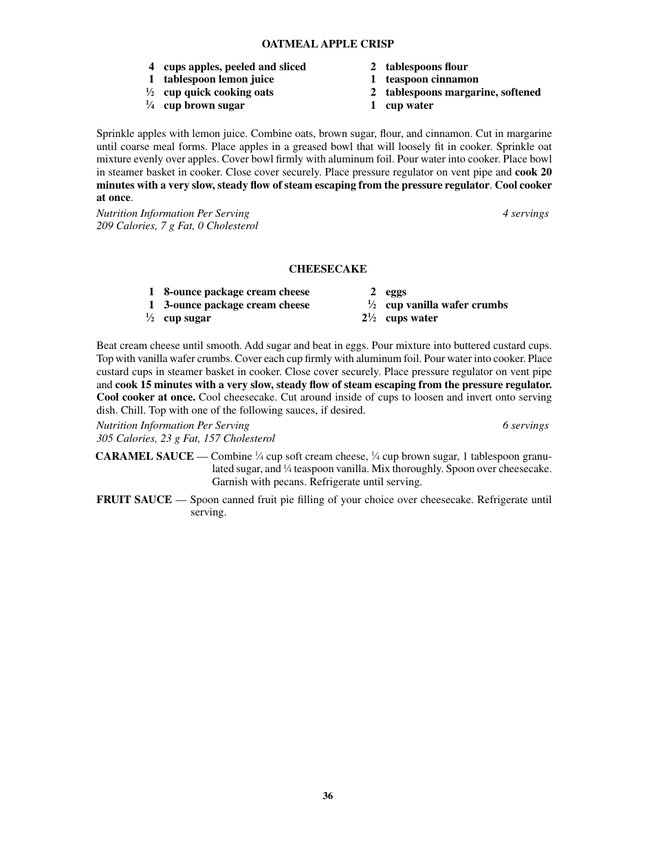 Presto 8-Quart Stainless Steel Pressure Cooker and Canner User Manual | Page 36 / 38
