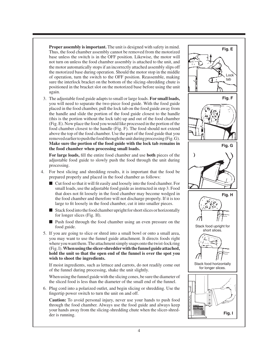 Presto electric slicer-shredder User Manual | Page 4 / 8