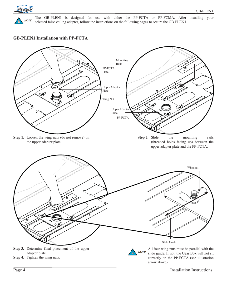 Premier Mounts GearBox Equipment Enclosure GB-PLEN1 User Manual | Page 4 / 10