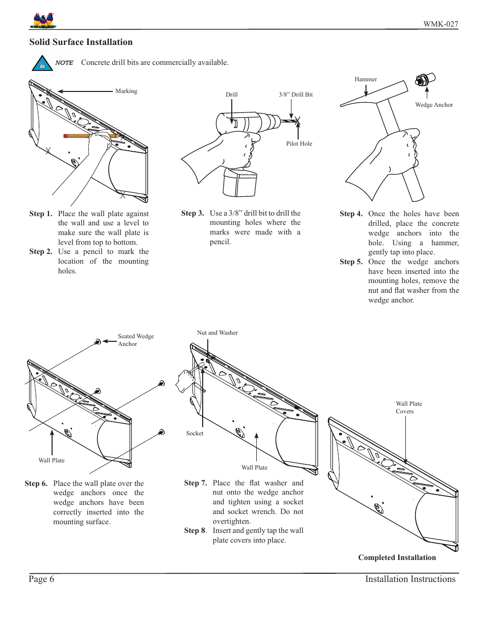 Premier Mounts WMK-027 User Manual | Page 6 / 13