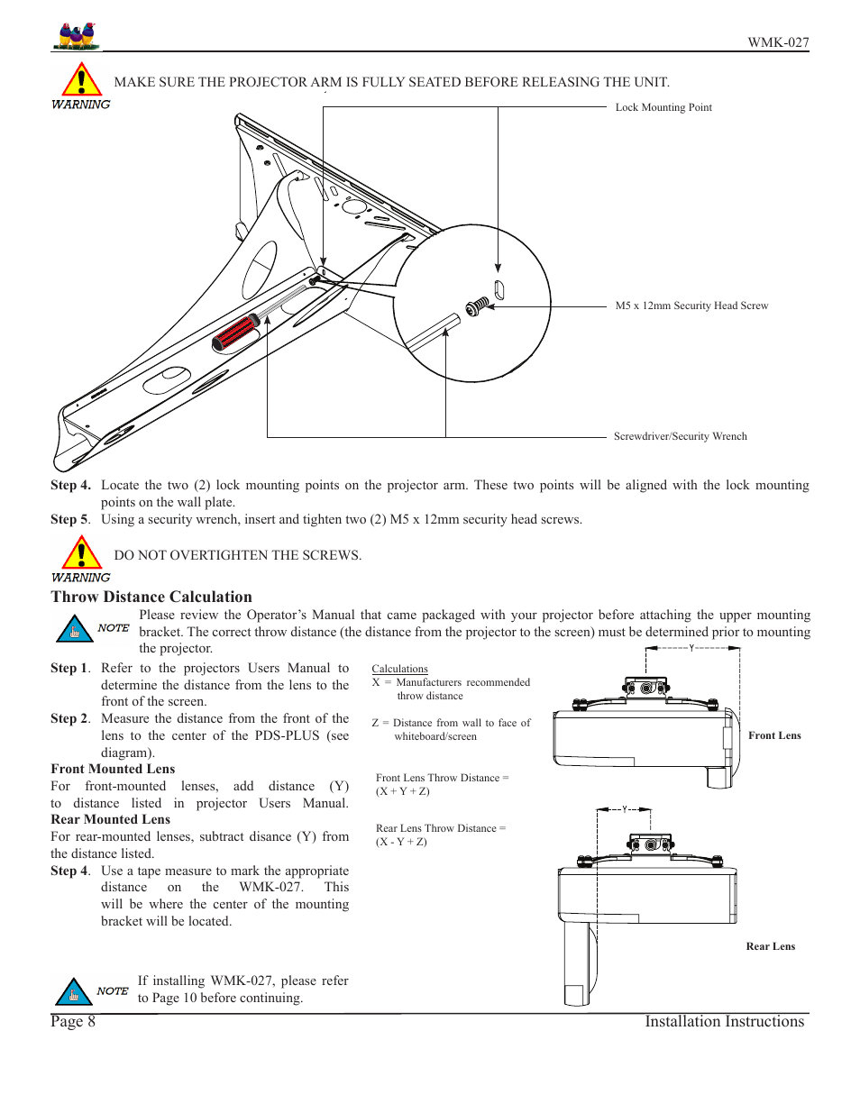 Premier Mounts WMK-027 User Manual | Page 8 / 13