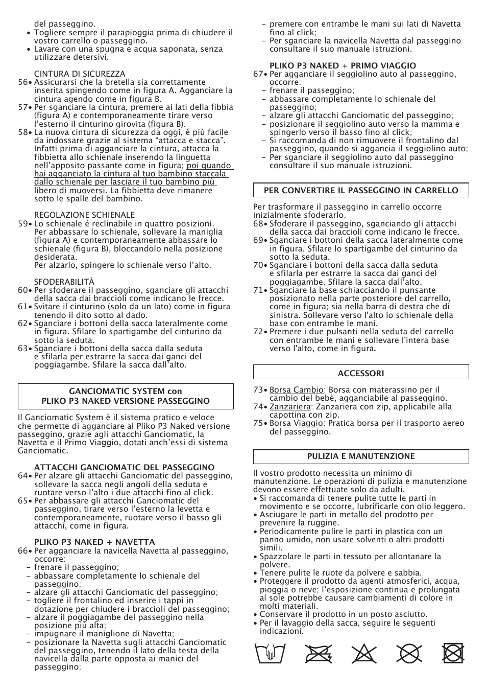 Peg-Perego Pliko P3 Naked User Manual | Page 20 / 80