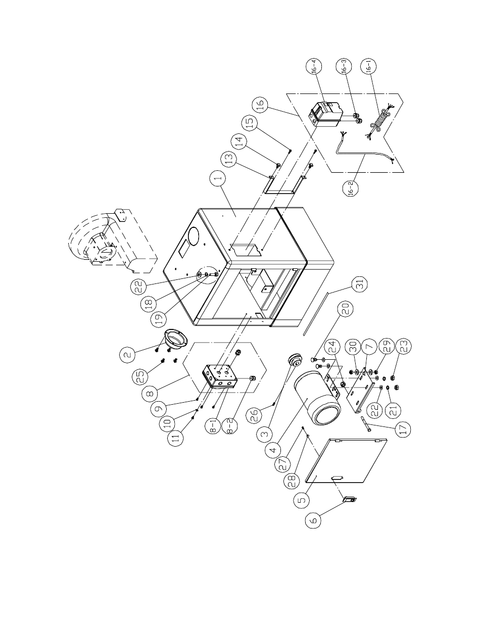 31a stand assembly (3ph) | Powermatic 1791291K User Manual | Page 25 / 32