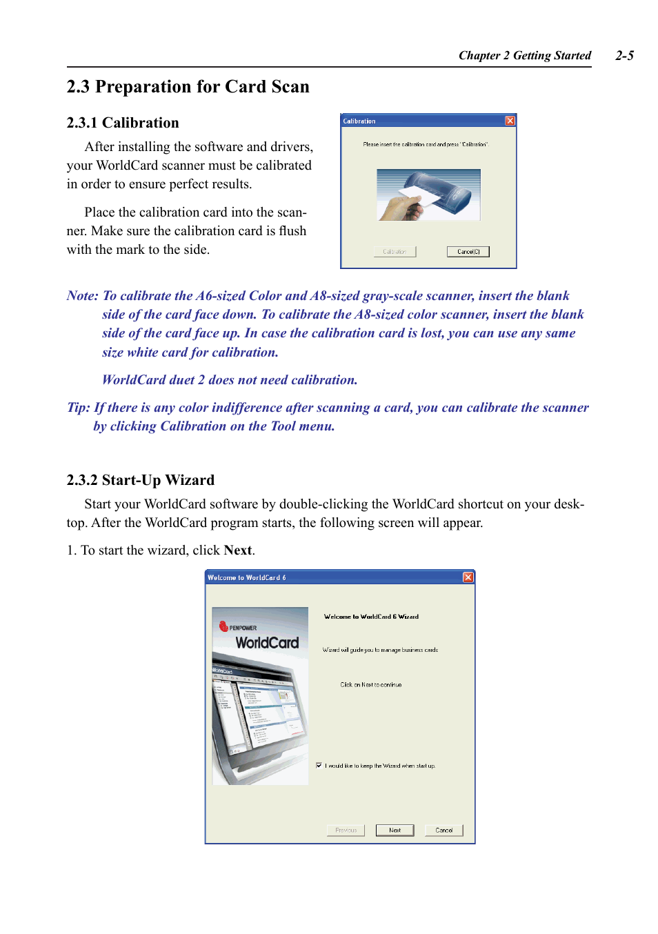 3 preparation for card scan | Penpower WorldCard duet User Manual | Page 15 / 82